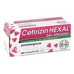Cetirizin Tabletten von Hexal